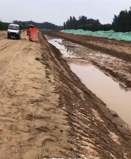 滨州惠民县河道降水